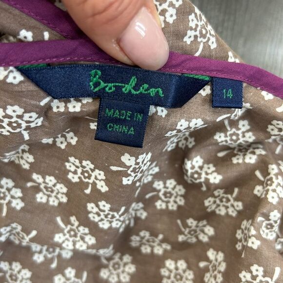 Boden cotton fun sleeveless top - Picture 3 of 5